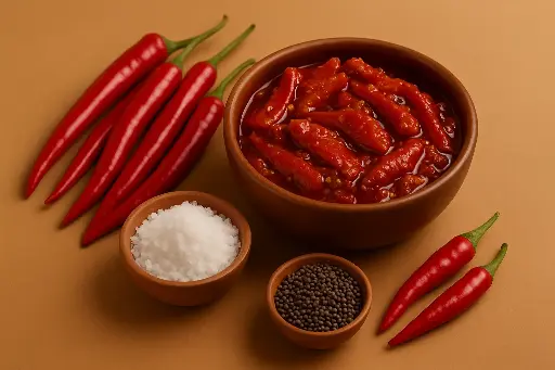 Red Chilli Pickle(pandu mirchi)
