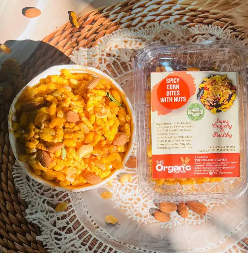 Spicy Corn Bites with Nuts(150g)